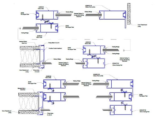 D07 Double Sliding Door Plans